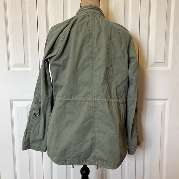 Annie & Fay lightweight army green military jacket - Picture 5 of 10